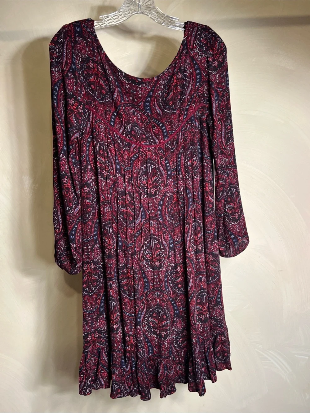 American Eagle Outfitters AE Women’s L/S Feminine Flowy Boho Casual Dress|Sz:S